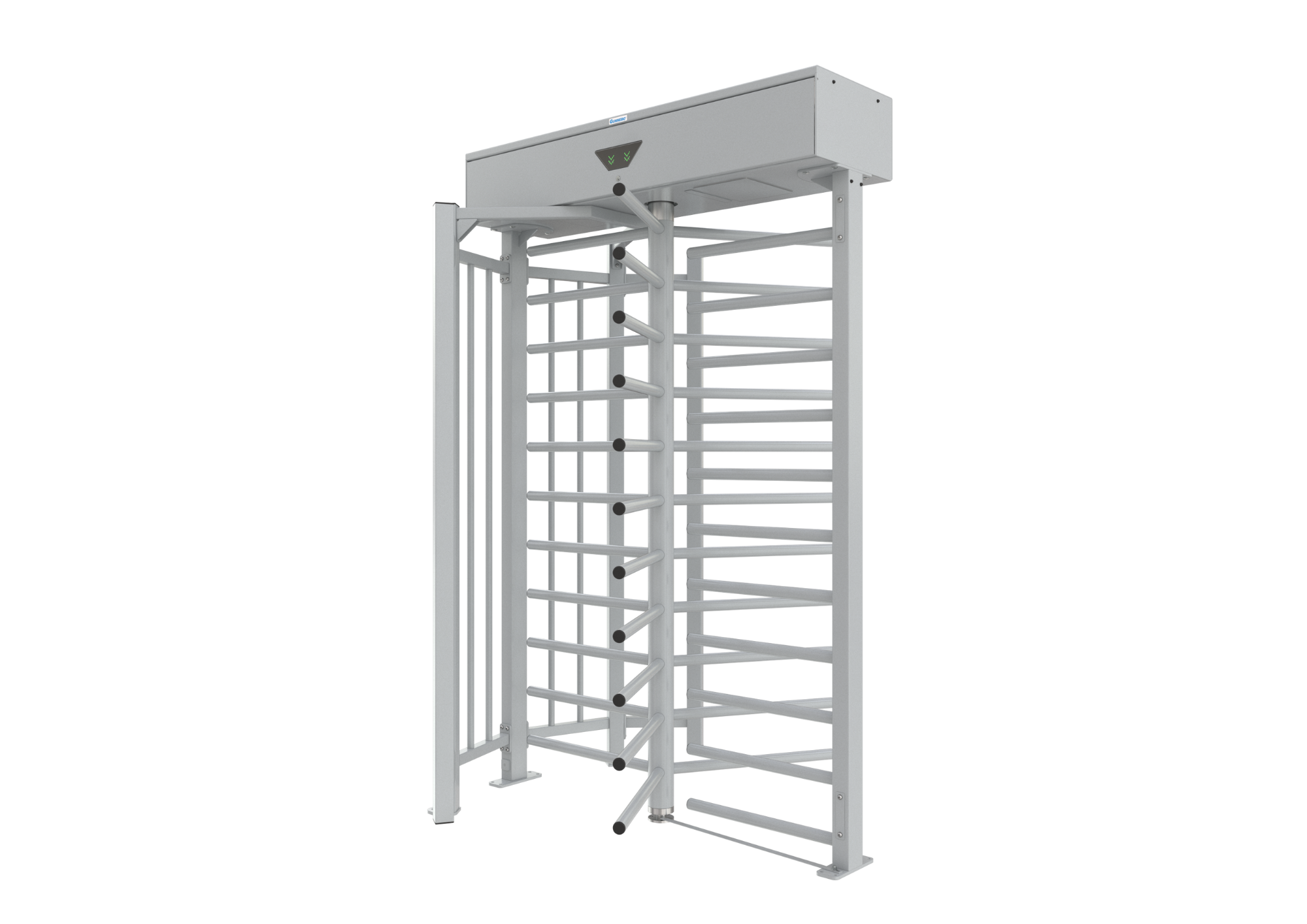 An image showing the speed gates provided by Gunnebo Entrance Control to COWI Denmark, who use Gunnebo Entrance Control speed gate solutions